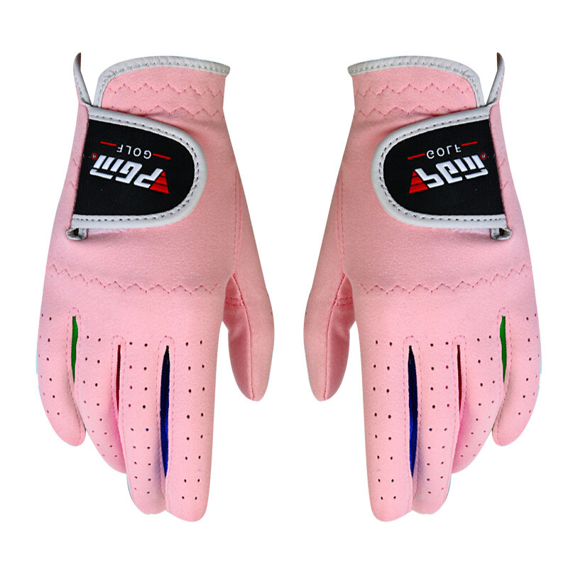 PGM儿童高尔夫手套 粉色款，16号，运动场馆服务新选择
